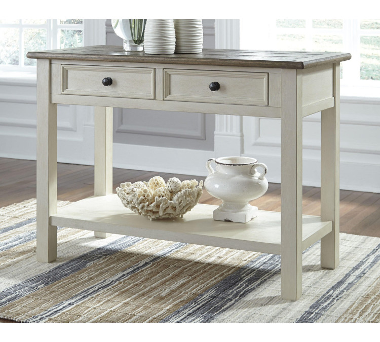 Bolanburg Sofa/Console Table - Two-tone