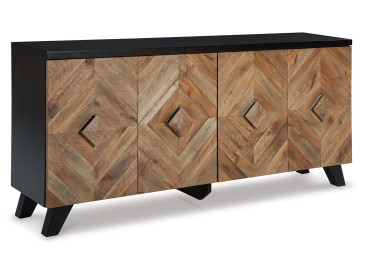 Robin Ridge Accent Cabinet - Two-tone Brown