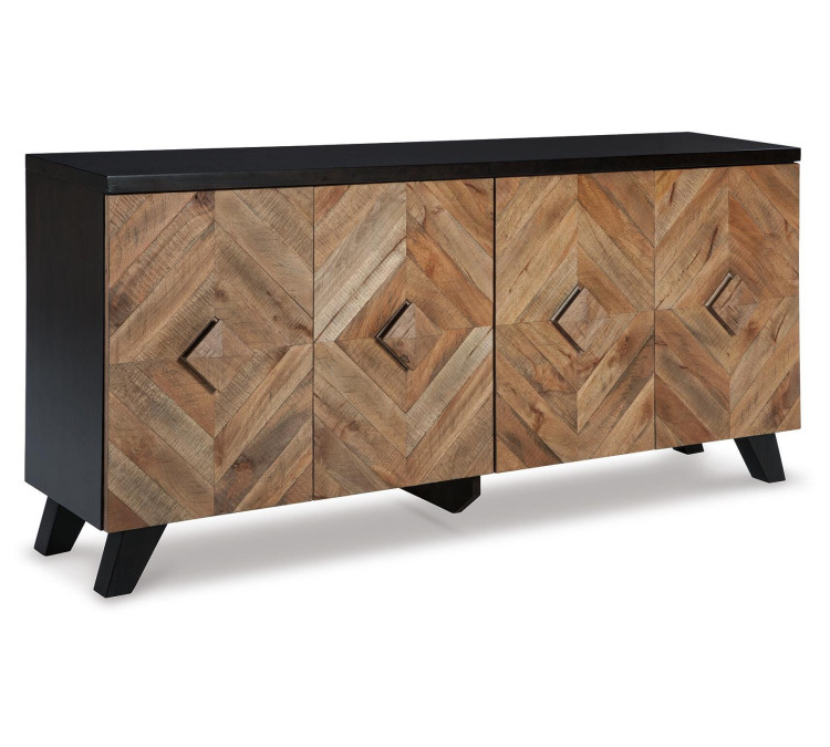 Robin Ridge Accent Cabinet - Two-tone Brown