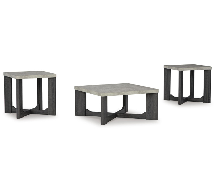 Sharstorm Table (Set of 3) - Two-tone Gray