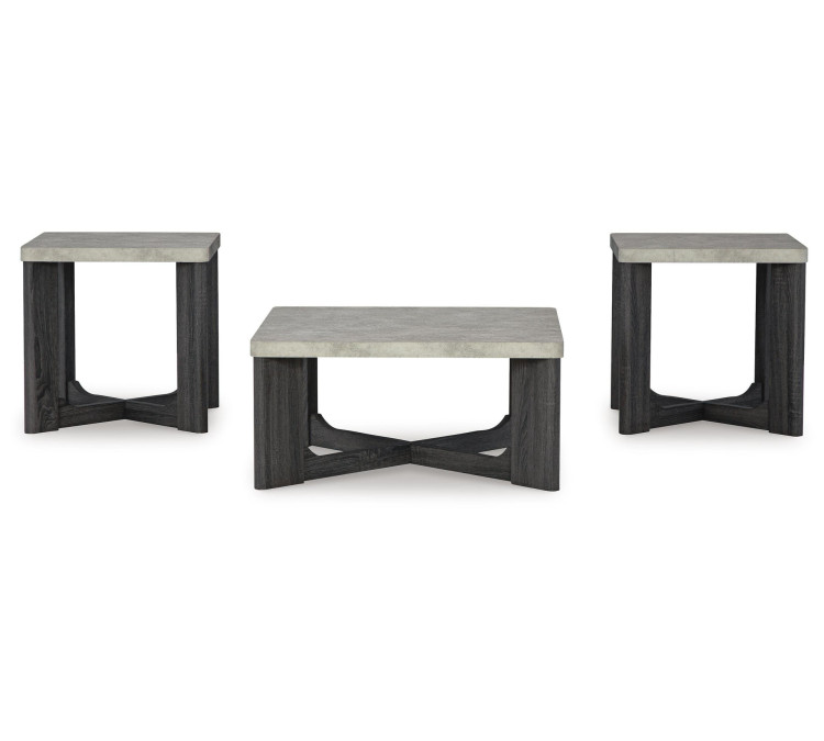 Sharstorm Table (Set of 3) - Two-tone Gray