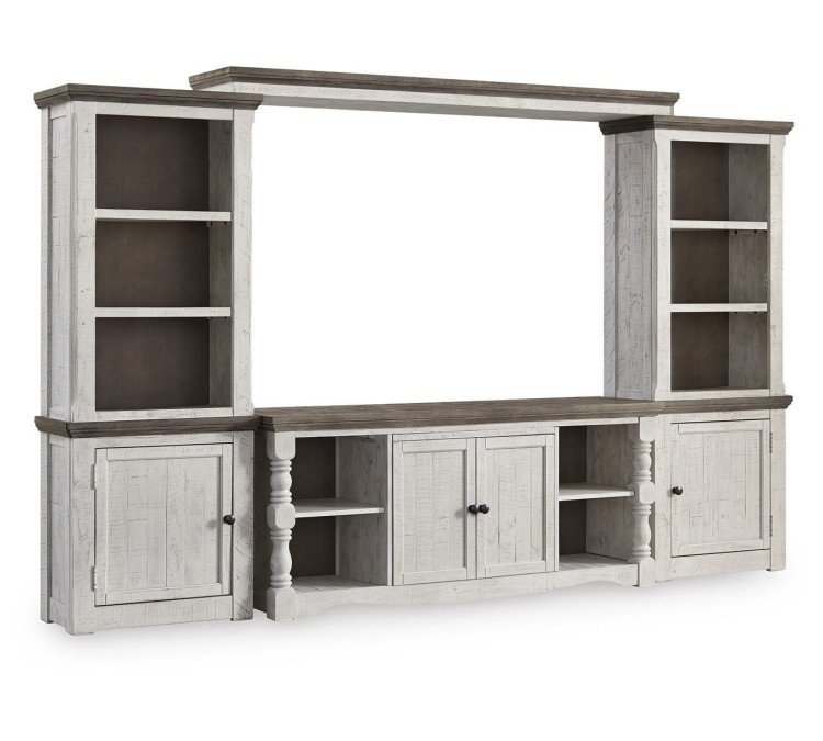 Havalance 4-Piece Entertainment Center - Two-tone