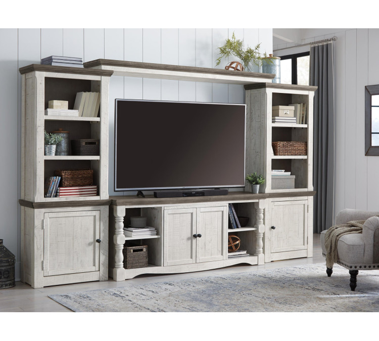 Havalance 4-Piece Entertainment Center - Two-tone