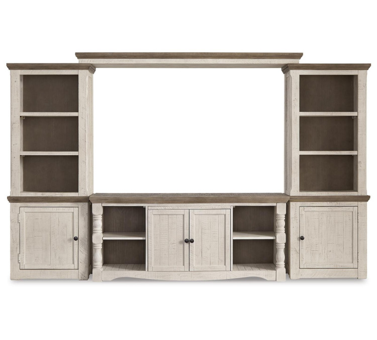 Havalance 4-Piece Entertainment Center - Two-tone