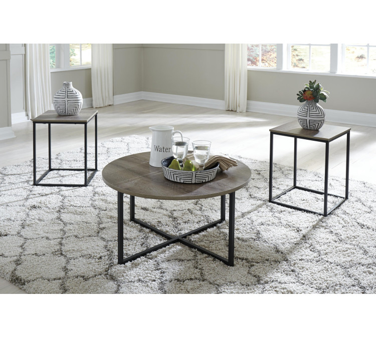 Wadeworth Table (Set of 3) - Two-tone
