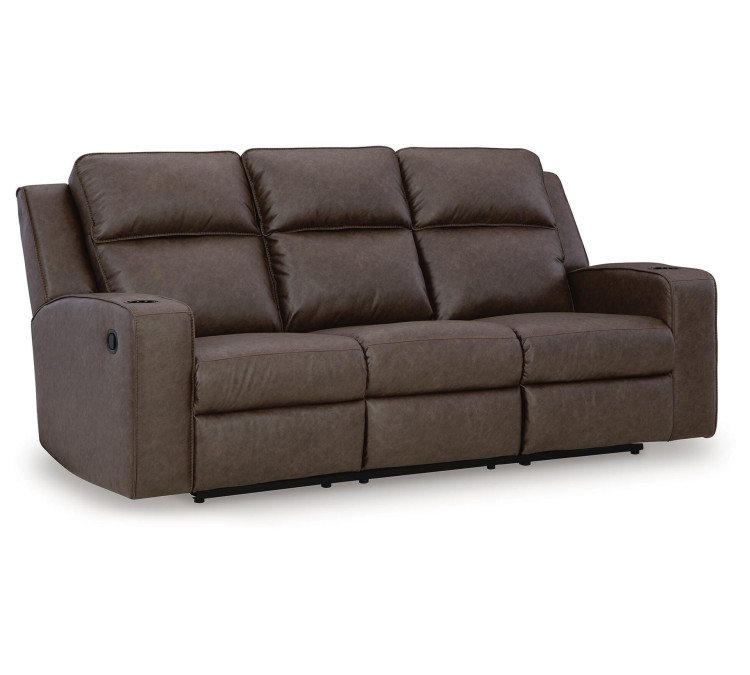 Lavenhorne Sofa, Loveseat and Recliner - Umber