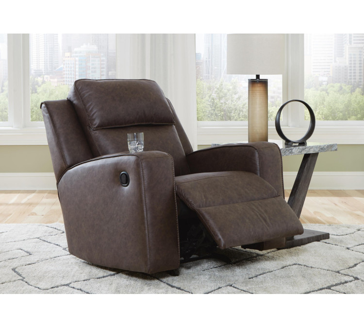 Lavenhorne Sofa, Loveseat and Recliner - Umber