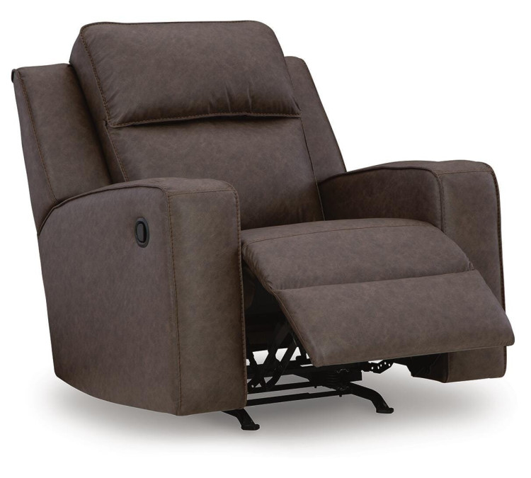 Lavenhorne Sofa, Loveseat and Recliner - Umber
