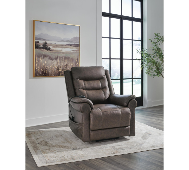 Oatman Power Lift Recliner - Umber