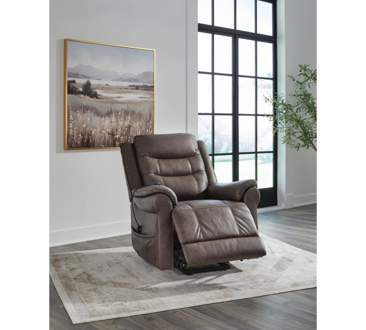 Oatman Power Lift Recliner - Umber
