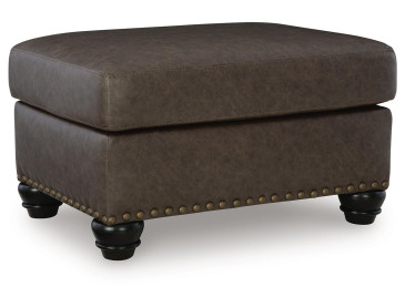 Roxmere Ottoman - Umber