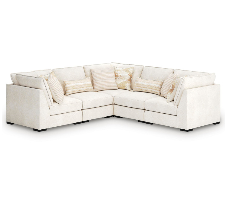Donelson Creek 5-Piece Sectional - Vanilla