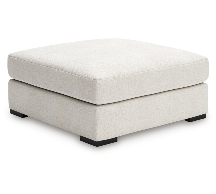 Donelson Creek Oversized Accent Ottoman - Vanilla