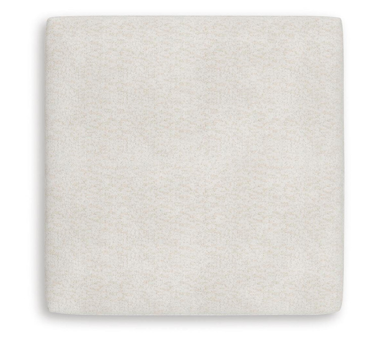 Donelson Creek Oversized Accent Ottoman - Vanilla