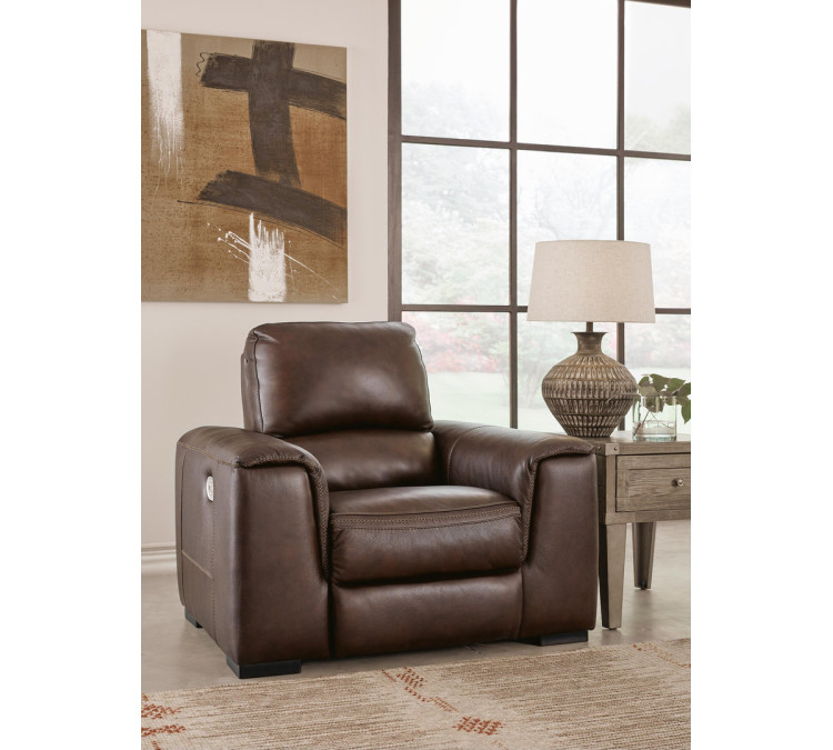 Alessandro Power Recliner - Walnut