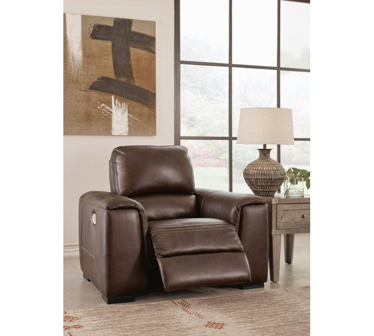Alessandro Power Recliner - Walnut