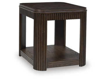 Carlibrie End Table - Warm Brown