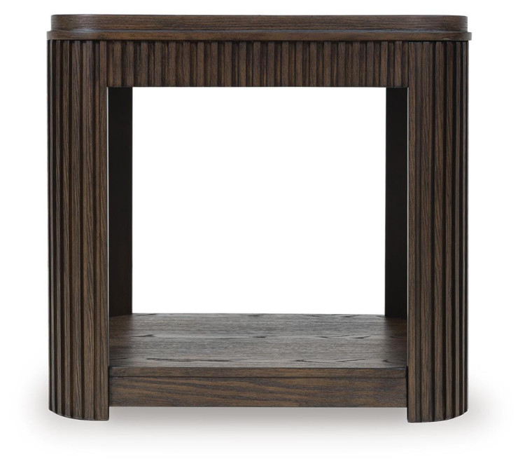 Carlibrie End Table - Warm Brown