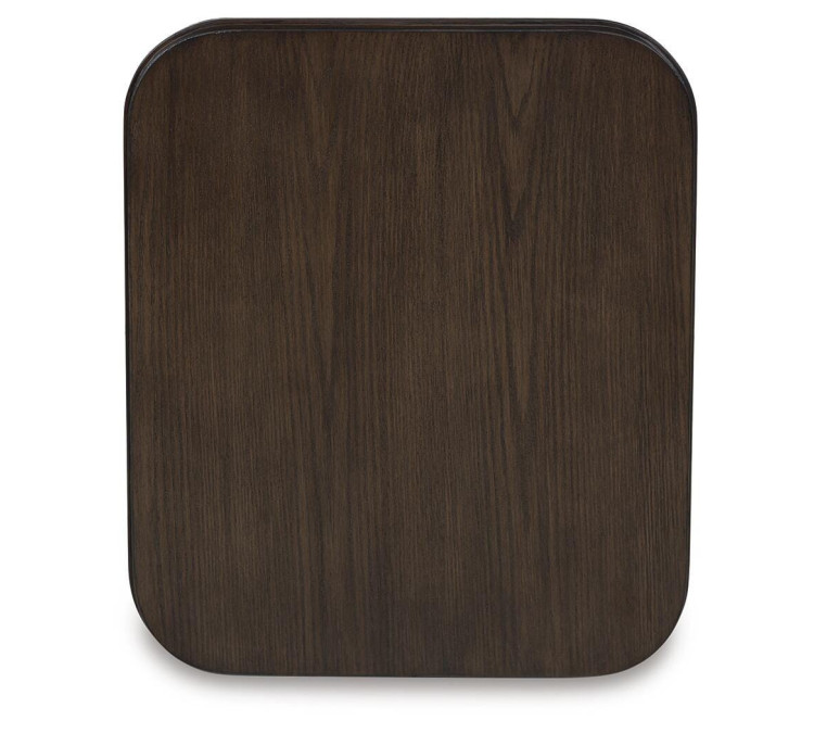 Carlibrie End Table - Warm Brown