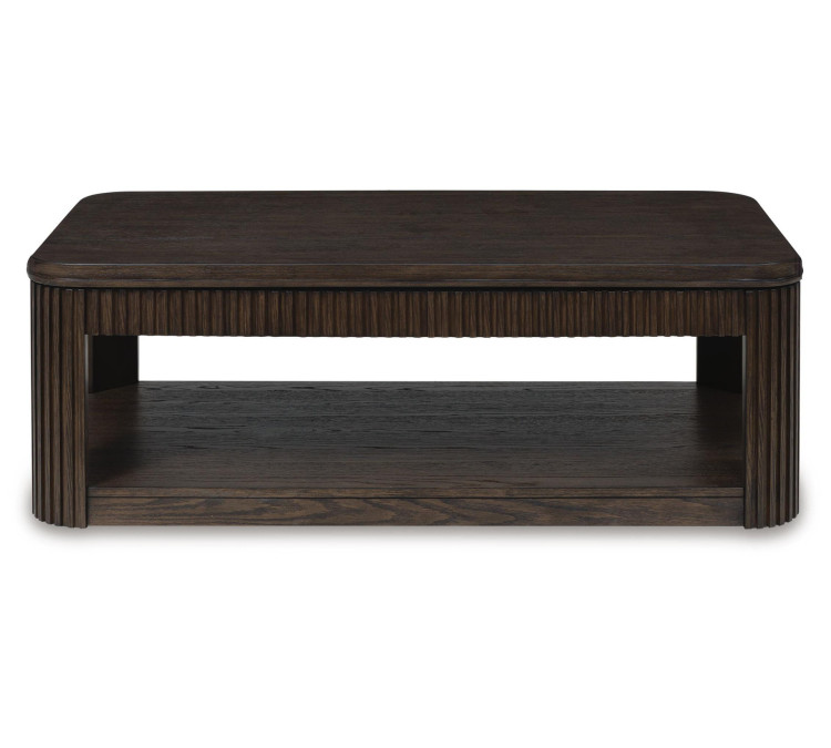 Carlibrie Lift-Top Coffee Table - Warm Brown