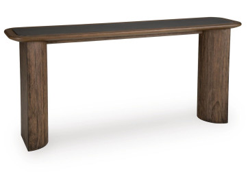 Dontayne Sofa Table - Warm Brown