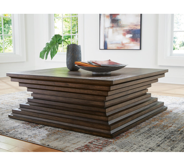 Hannodream Coffee Table - Warm Brown
