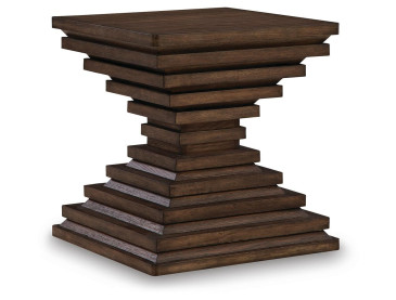 Hannodream End Table - Warm Brown