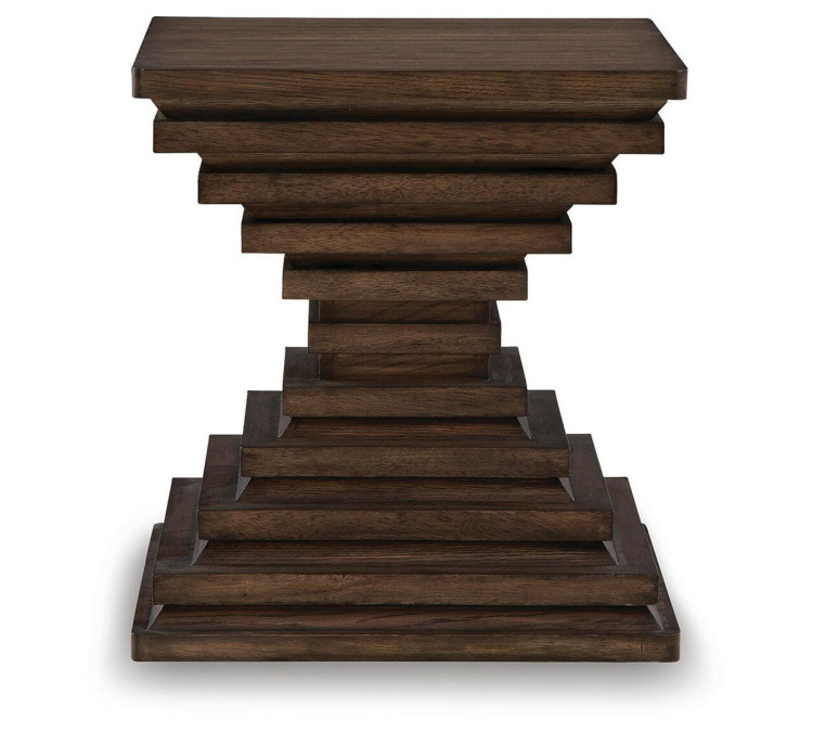 Hannodream End Table - Warm Brown