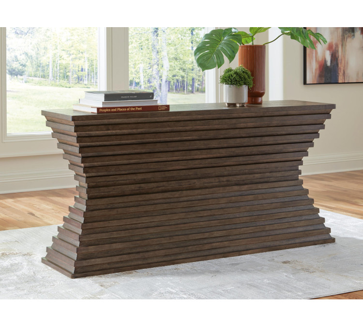 Hannodream Sofa Table - Warm Brown