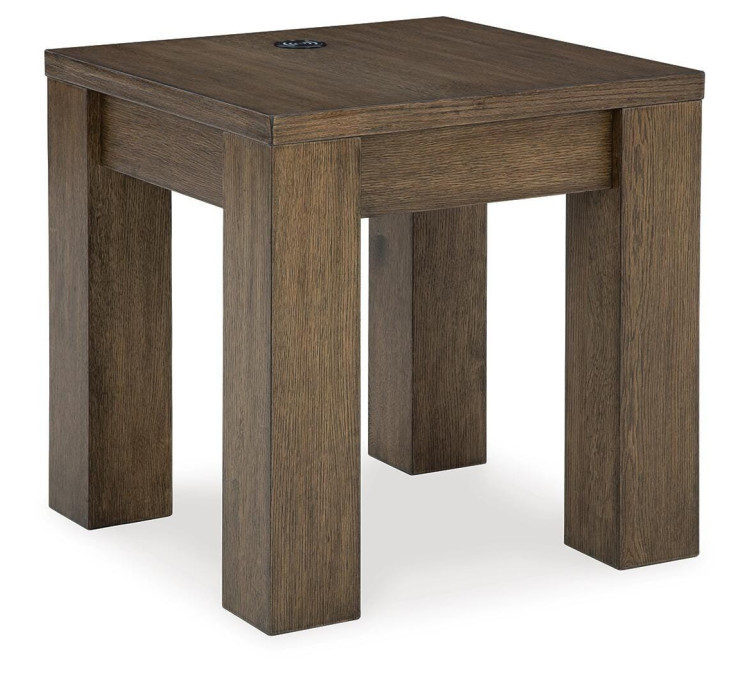 Rosswain End Table - Warm Brown