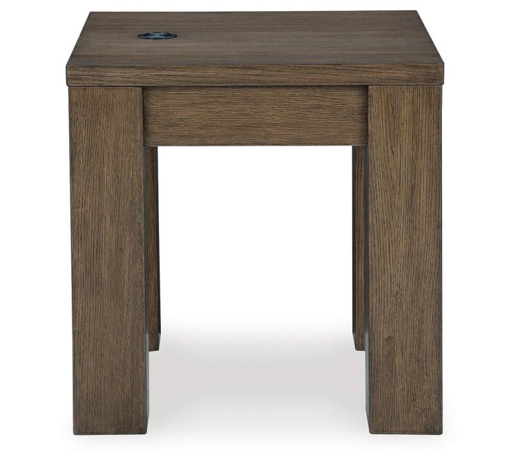 Rosswain End Table - Warm Brown