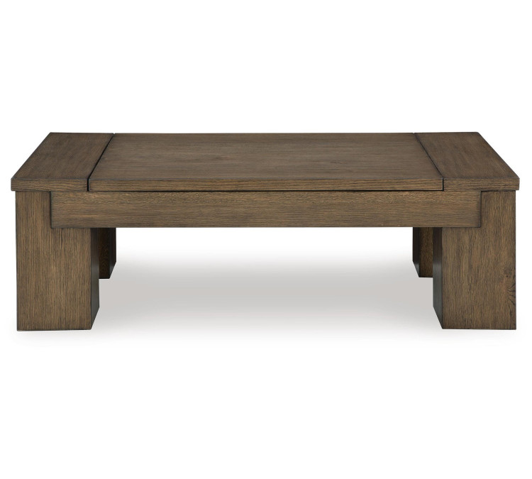 Rosswain Lift-Top Coffee Table - Warm Brown