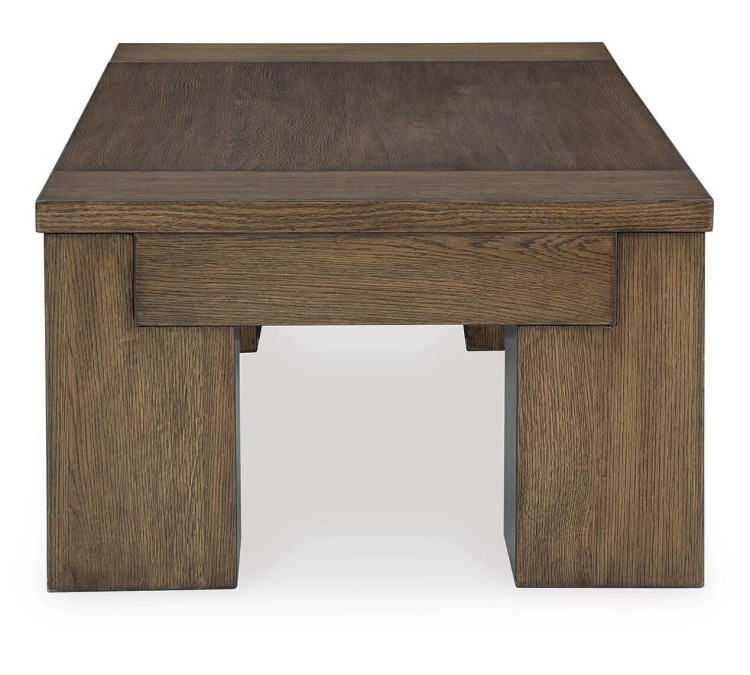 Rosswain Lift-Top Coffee Table - Warm Brown