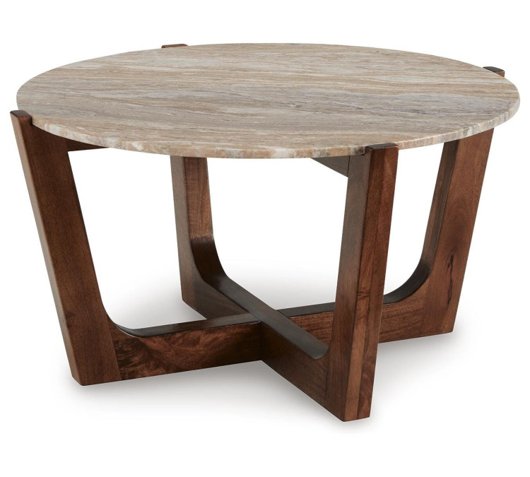 Tanidore Coffee Table - Warm Brown