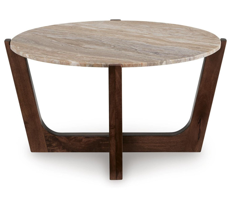 Tanidore Coffee Table - Warm Brown