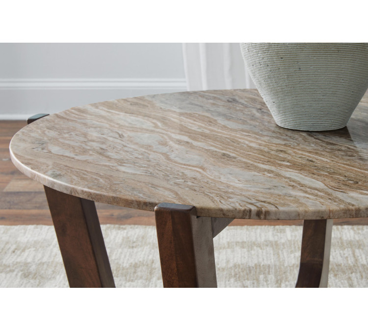 Tanidore Coffee Table - Warm Brown