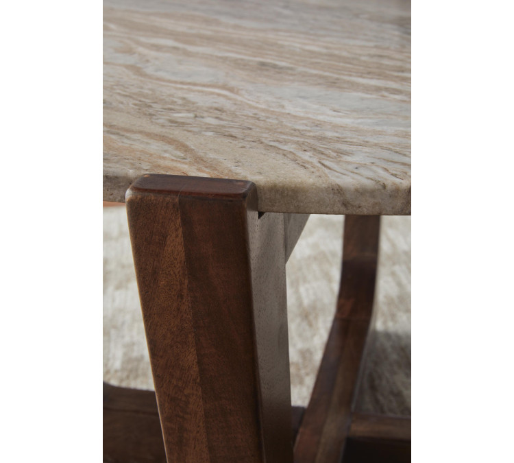 Tanidore End Table - Warm Brown