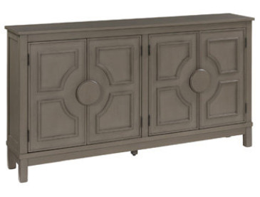 Darlock Accent Cabinet - Warm Gray