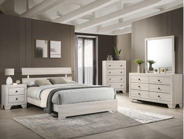 ATTICUS BEDROOM GROUP - White