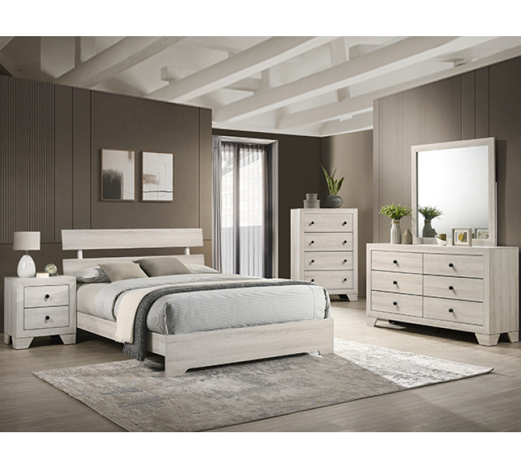 ATTICUS BEDROOM GROUP - White