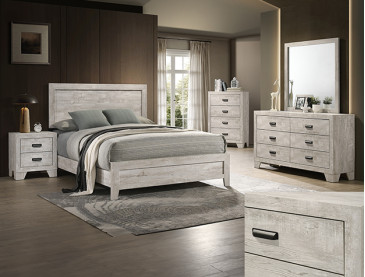 MILLIE BEDROOM GROUP - White