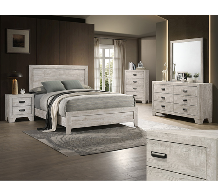 MILLIE BEDROOM GROUP - White