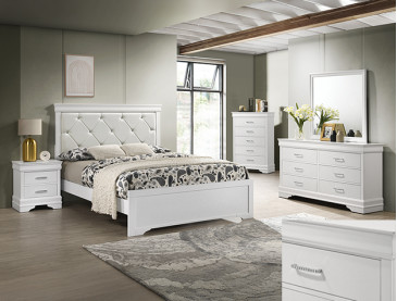 AMALIA BEDROOM GROUP - QUEEN / White