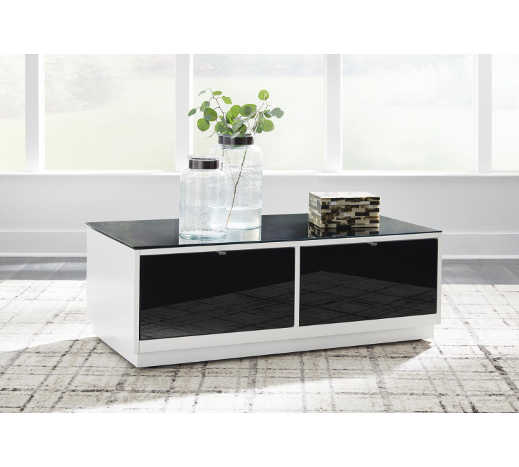 Gardoni Coffee Table - White/Black