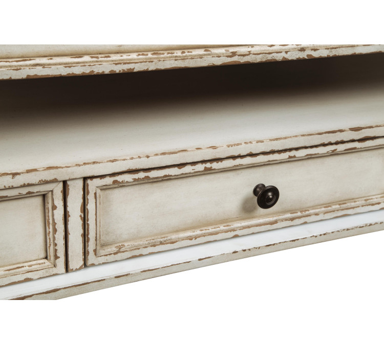 Realyn Coffee Table with Lift Top - White/Brown