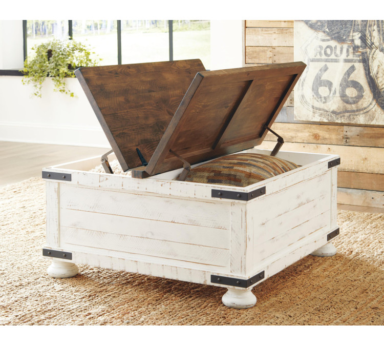 Wystfield Coffee Table - White/Brown
