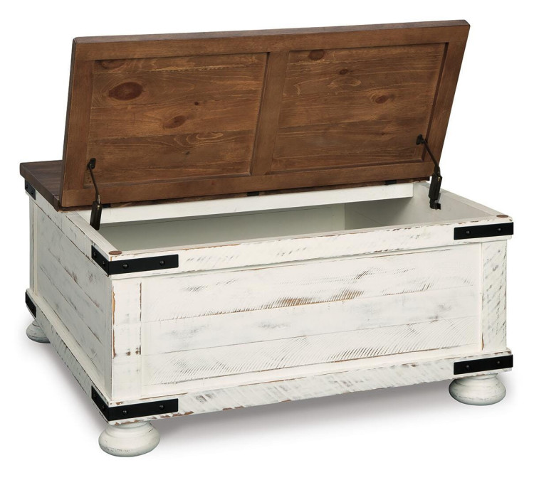 Wystfield Coffee Table - White/Brown