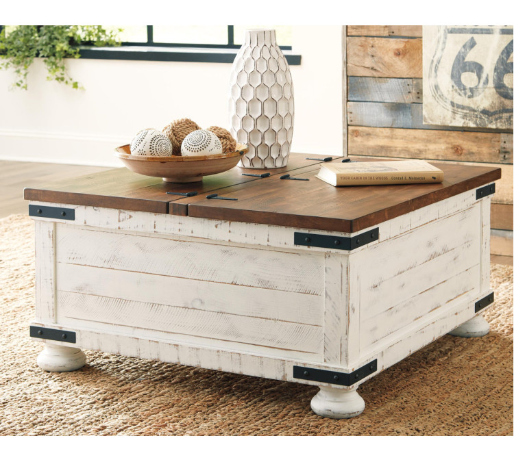 Wystfield Coffee Table - White/Brown