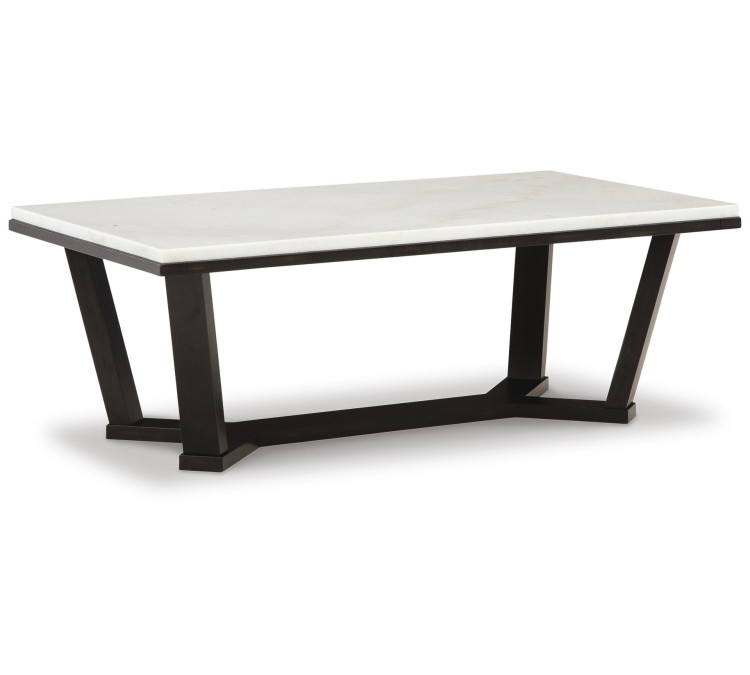 Fostead Coffee Table - White/Espresso