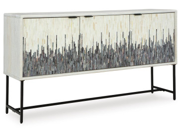 Freyton Accent Cabinet - White/Gray